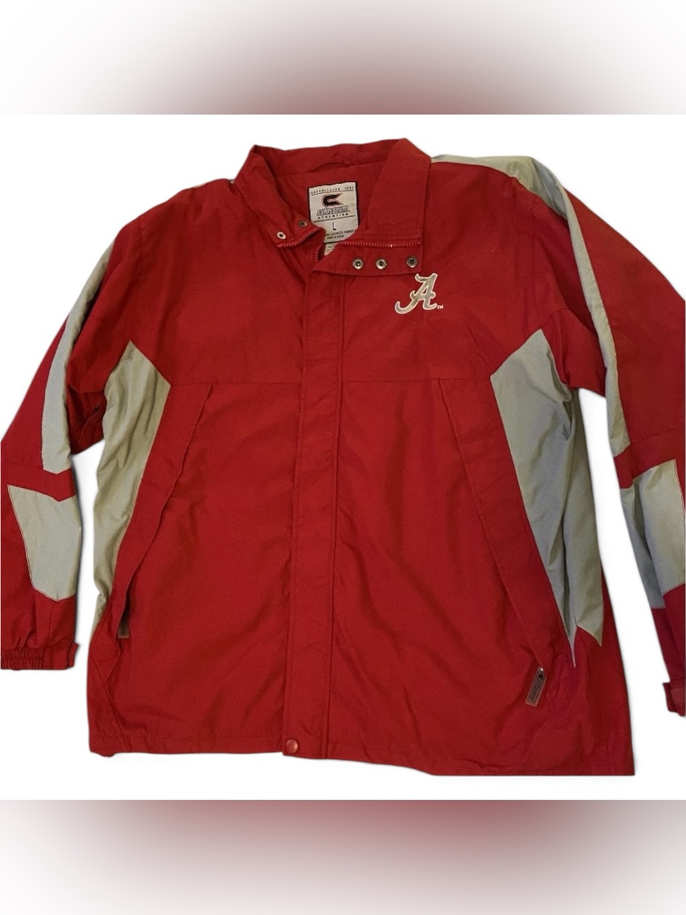 Vintage University of Alabama Crimson Tide Men’s L Full Zip Colosseum Jacket EUC